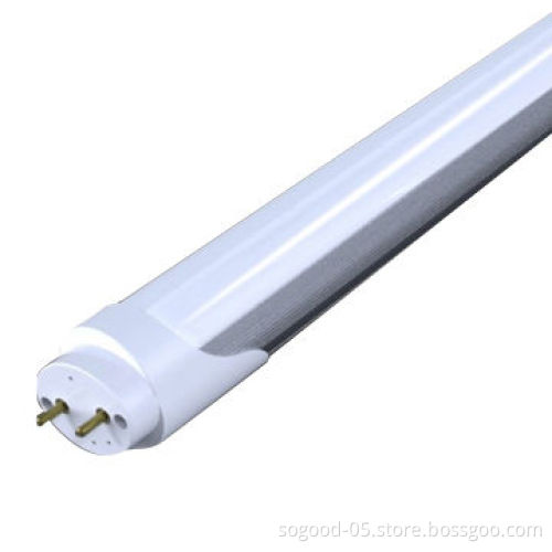 T8 LED tube with 18w 1,710lm CRA>80, excellent heat-dissipation, UL/CE/RoHS marks, G13 lamp base
